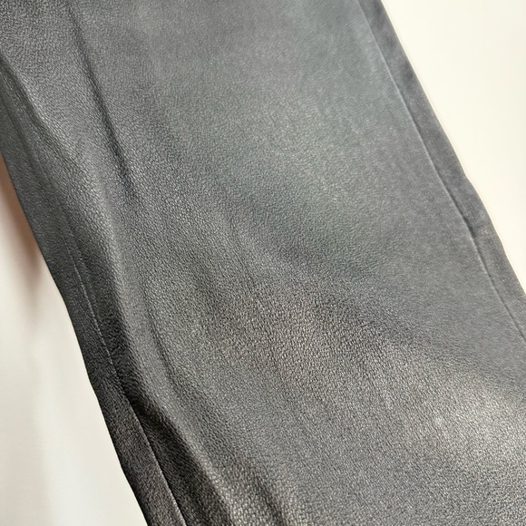 Helmut Lang Black Leather Leggings - Picture 10 of 12